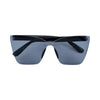 Sleek One Piece Flat Lens Cat Eye Sunnies