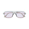 Sleek Slim Rectangular Aviator Sunnies