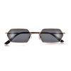 Slim Retro Slender Hexagonal Sunnies