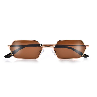 Slim Retro Slender Hexagonal Sunnies