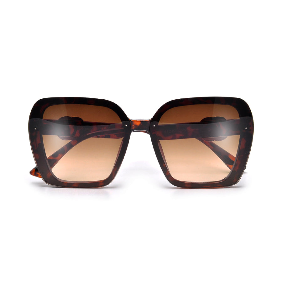 High Fashion Rimless Oversize Squared Out Sunnies