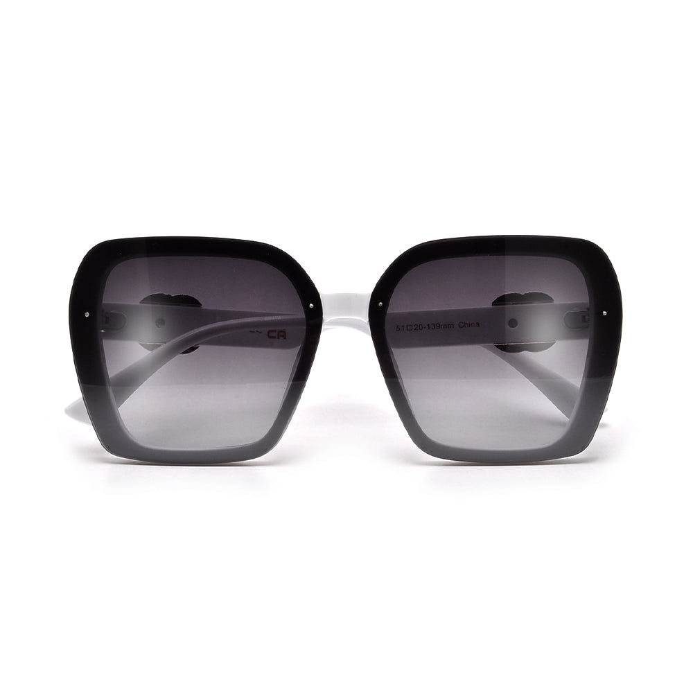 High Fashion Rimless Oversize Squared Out Sunnies