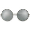 Vintage Lennon Inspired 45mm Small Round Thin Metal Sunglasses - Sunglass Spot