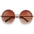 Oversized 60mm Round Boho Chic Wire Frame Sunnies