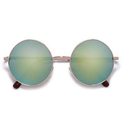 Vintage Lennon Inspired 45mm Small Round Thin Metal Sunglasses - Sunglass Spot
