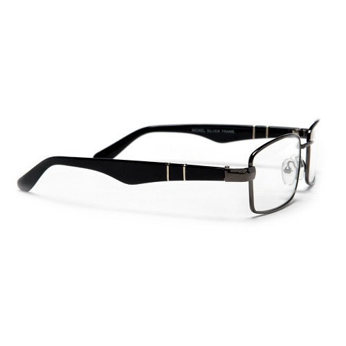 Ultra Light 52mm Rectangular Metal Frame Casual Wear Fashion Glasses - Sunglass Spot