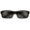 Polarized 58mm Smooth Matte Frame Casual Shades - Sunglass Spot
