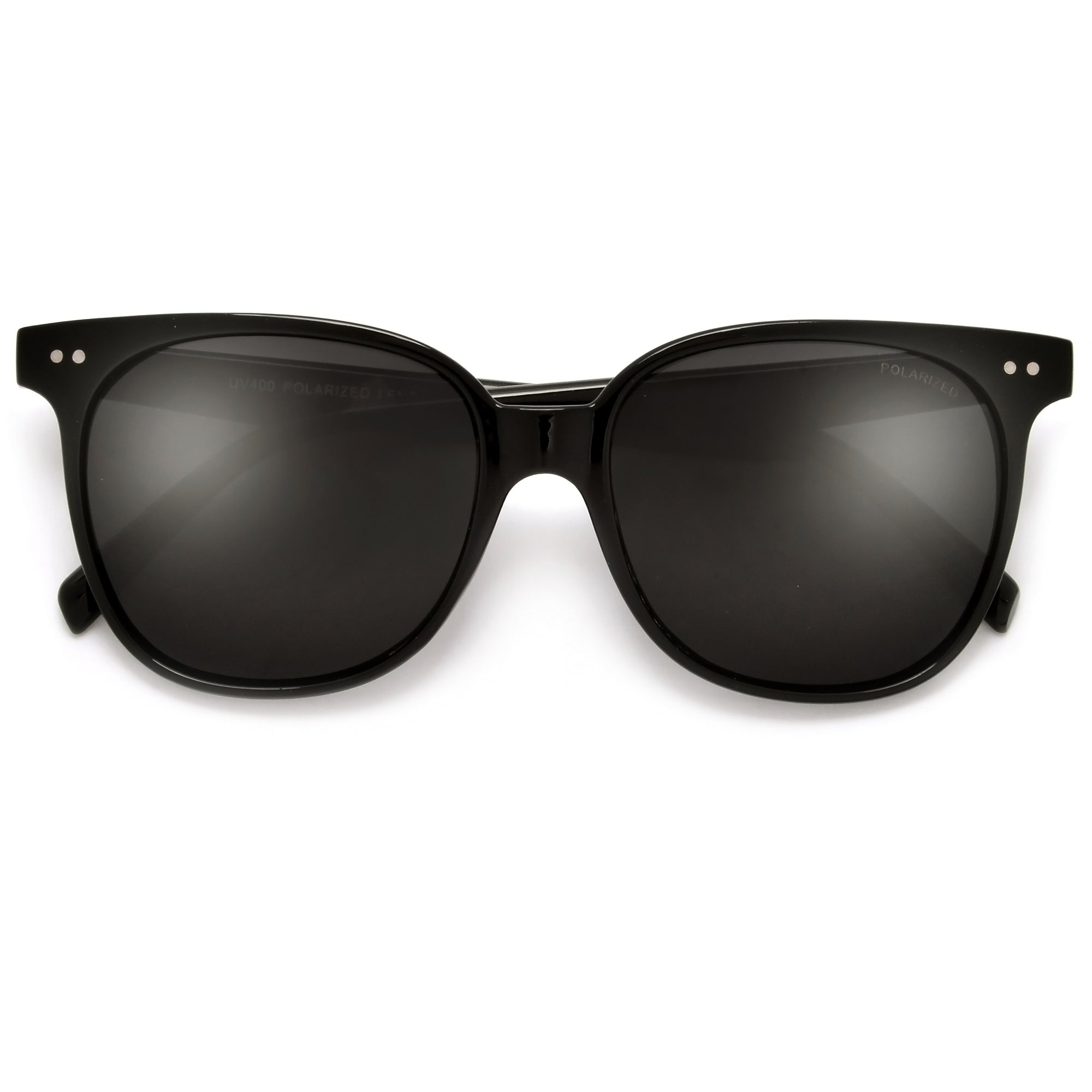 Polarized Modern Glamour Round Sunnies - Sunglass Spot