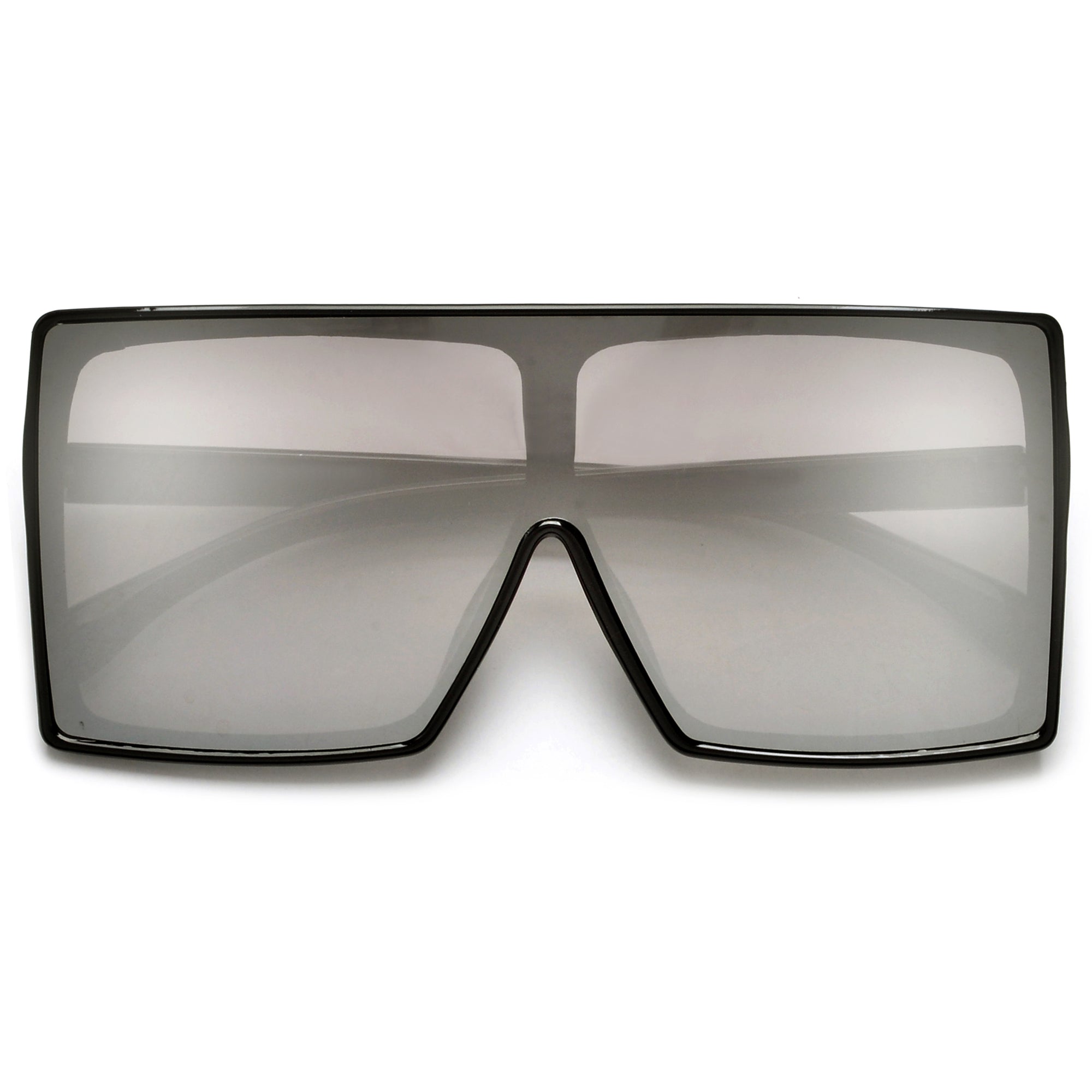 Oversize Bold Squared Off Block Super Shields - Sunglass Spot