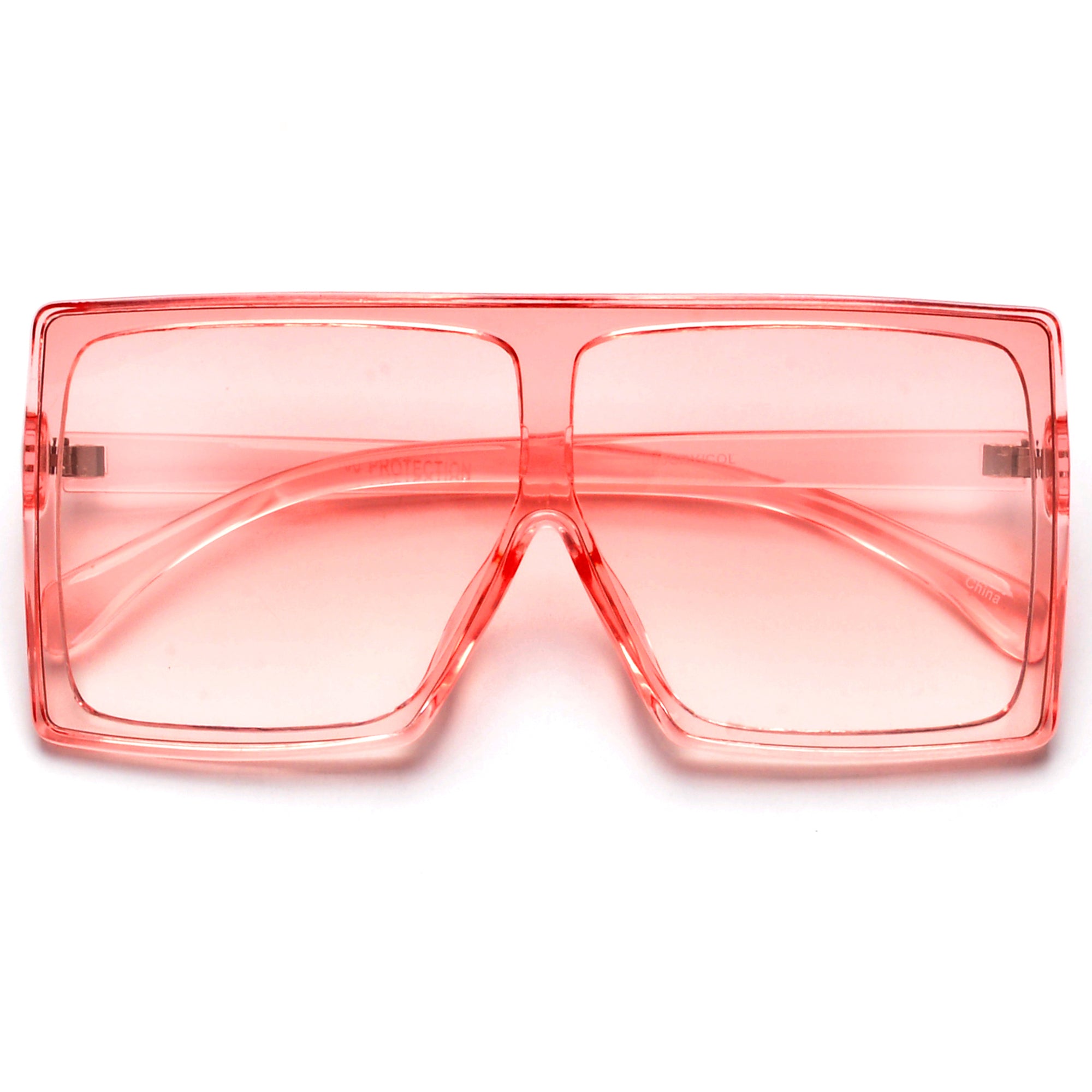 Oversize Bold Squared Off Block Super Shields - Sunglass Spot
