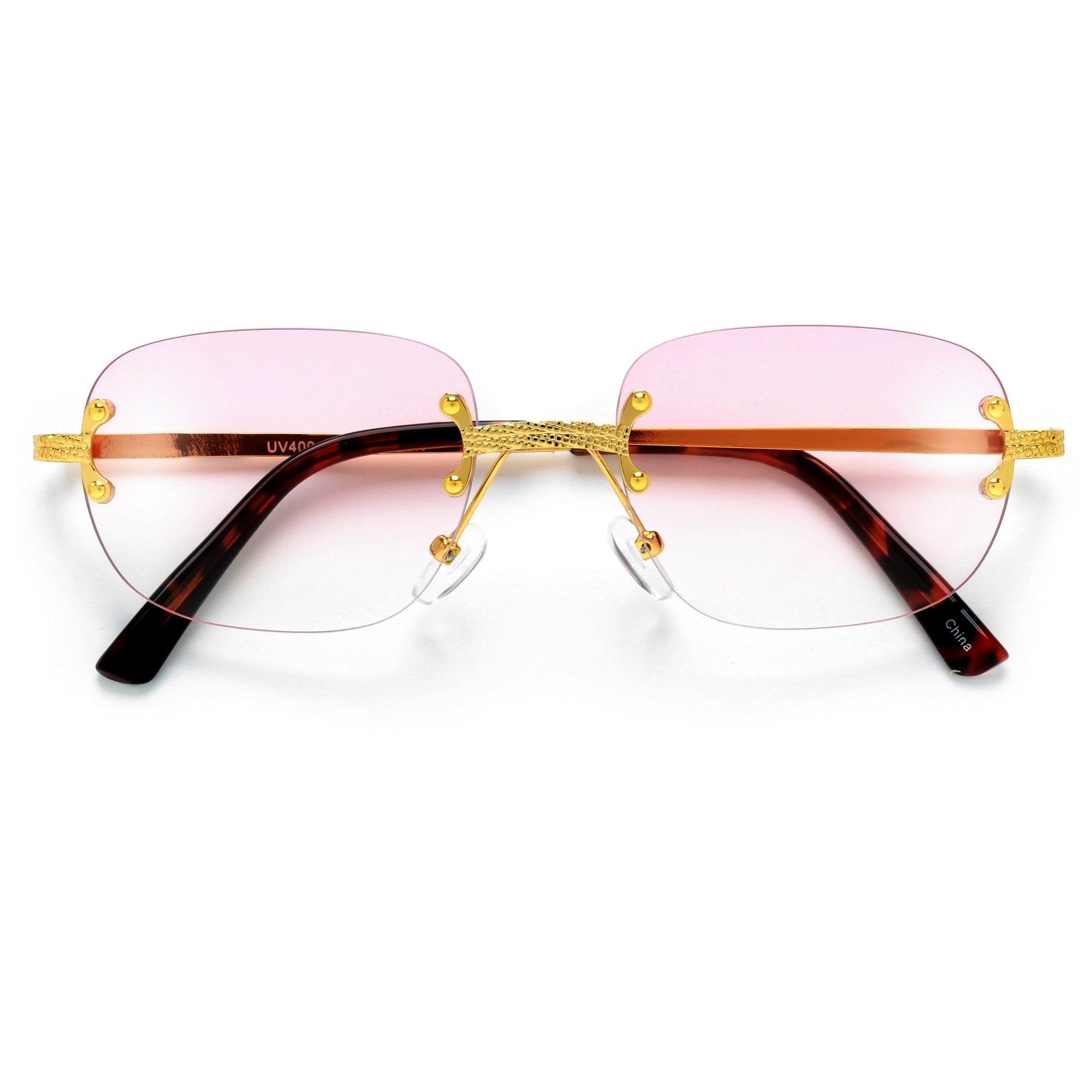 Ultra Chic Light Rimless Round Sunnies