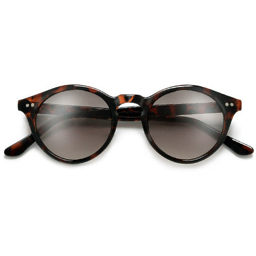 Vintage Round P3 Frame with Metal Inserted Studs Sunglasses - Sunglass Spot