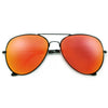 Original Classic Sleek Black Nickel Finish High Quality Aviator Sunglasses - Sunglass Spot