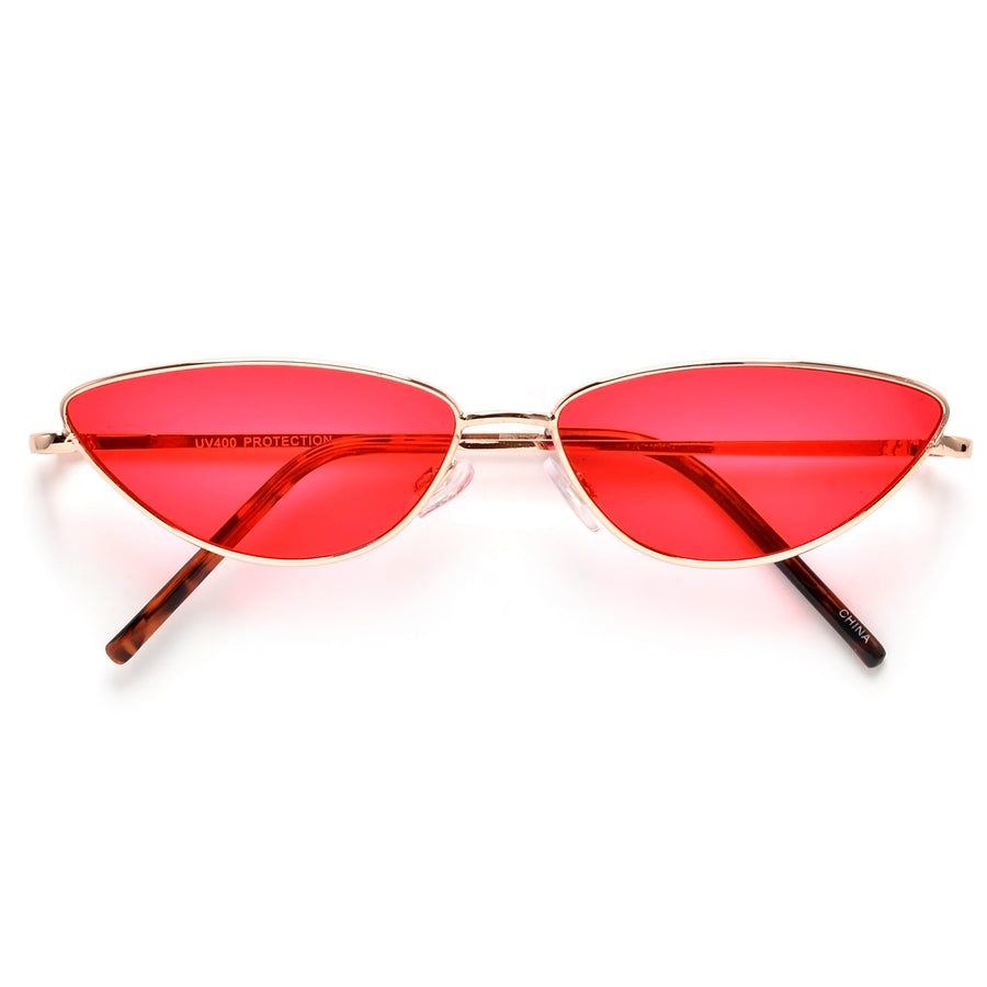 Slim Cat Eye Silhouette Chic Sunnies