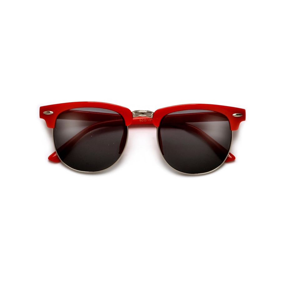 Kids Half Frame Hipster Sunnies - Sunglass Spot