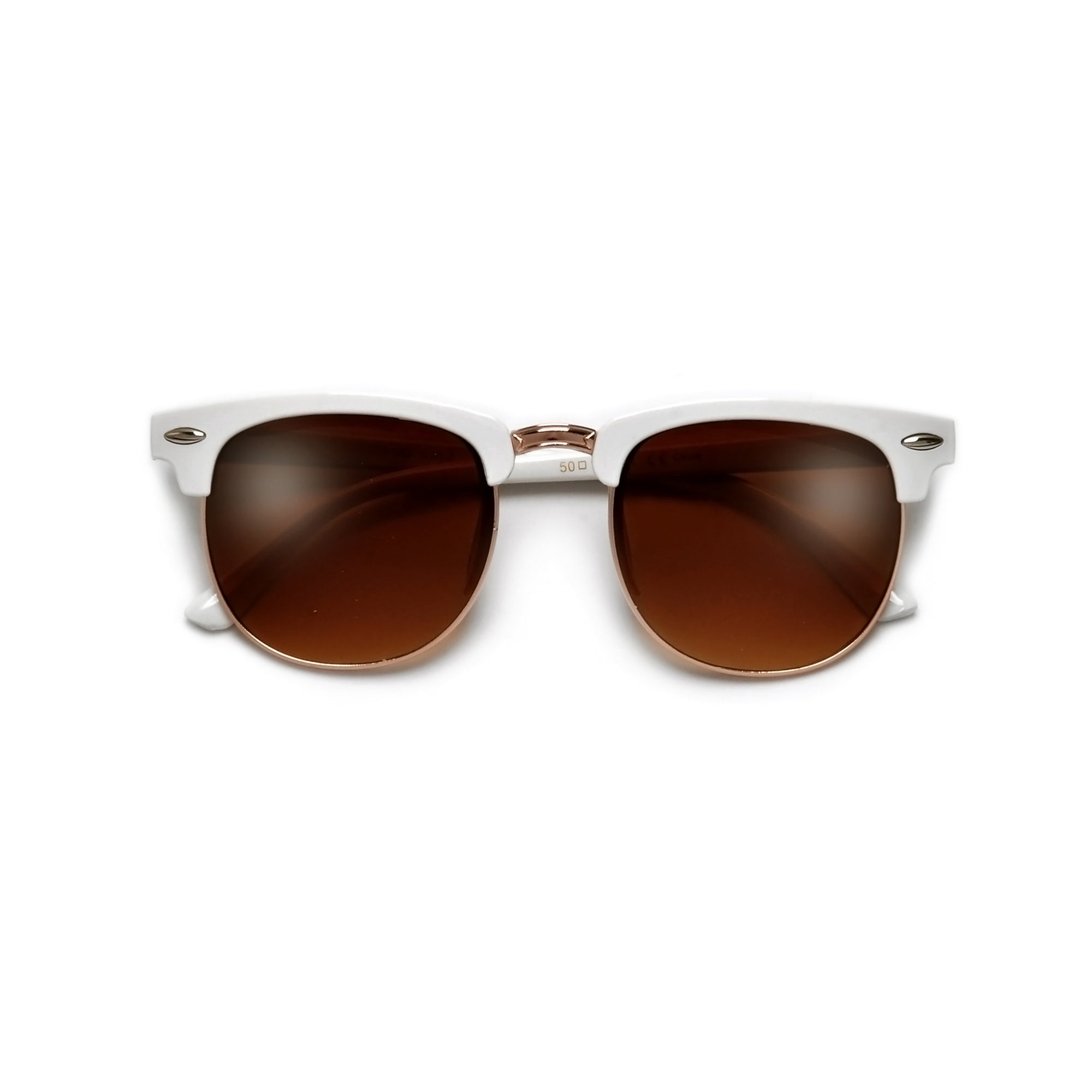 Kids Half Frame Hipster Sunnies - Sunglass Spot