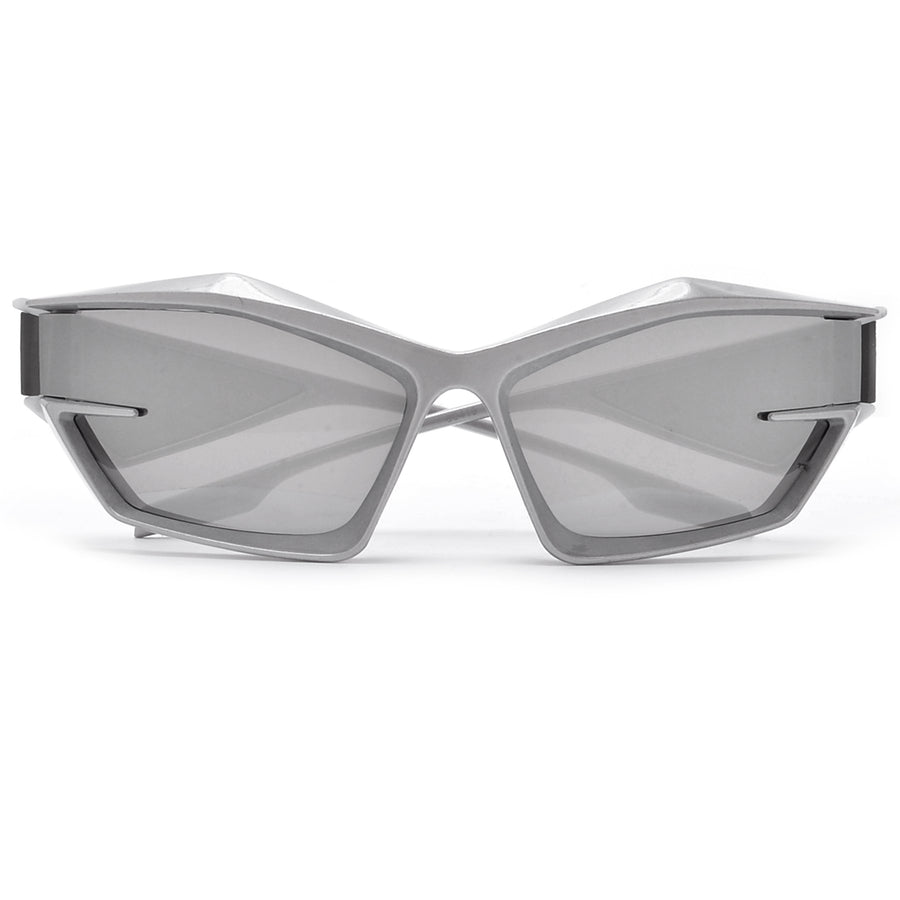 Oversize Ultra Edgy Side Window Temple Sunnies