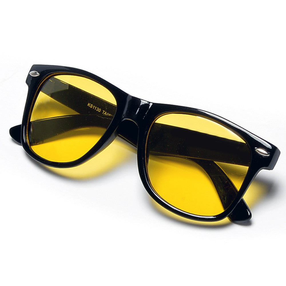 Functional Night Driving Lens Classic 80's Sunglasses - Sunglass Spot