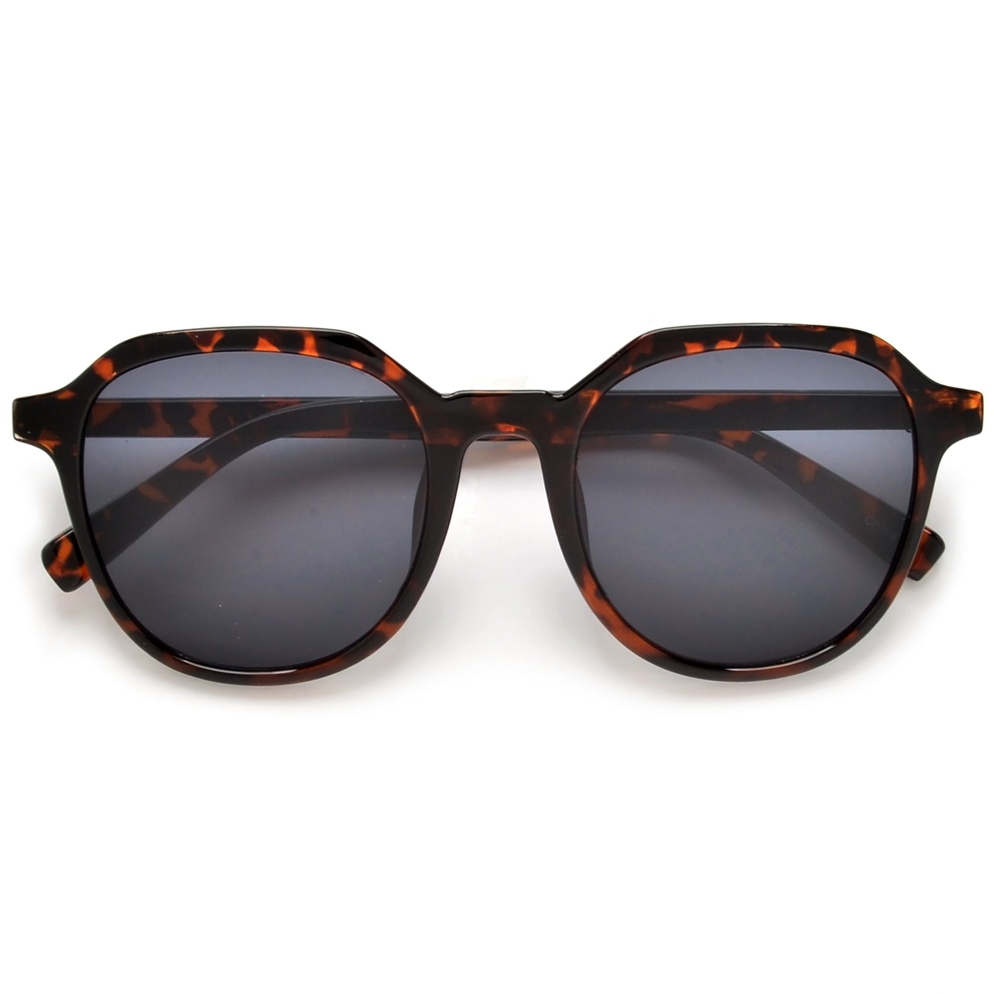 Modern Angular Round Sunglasses