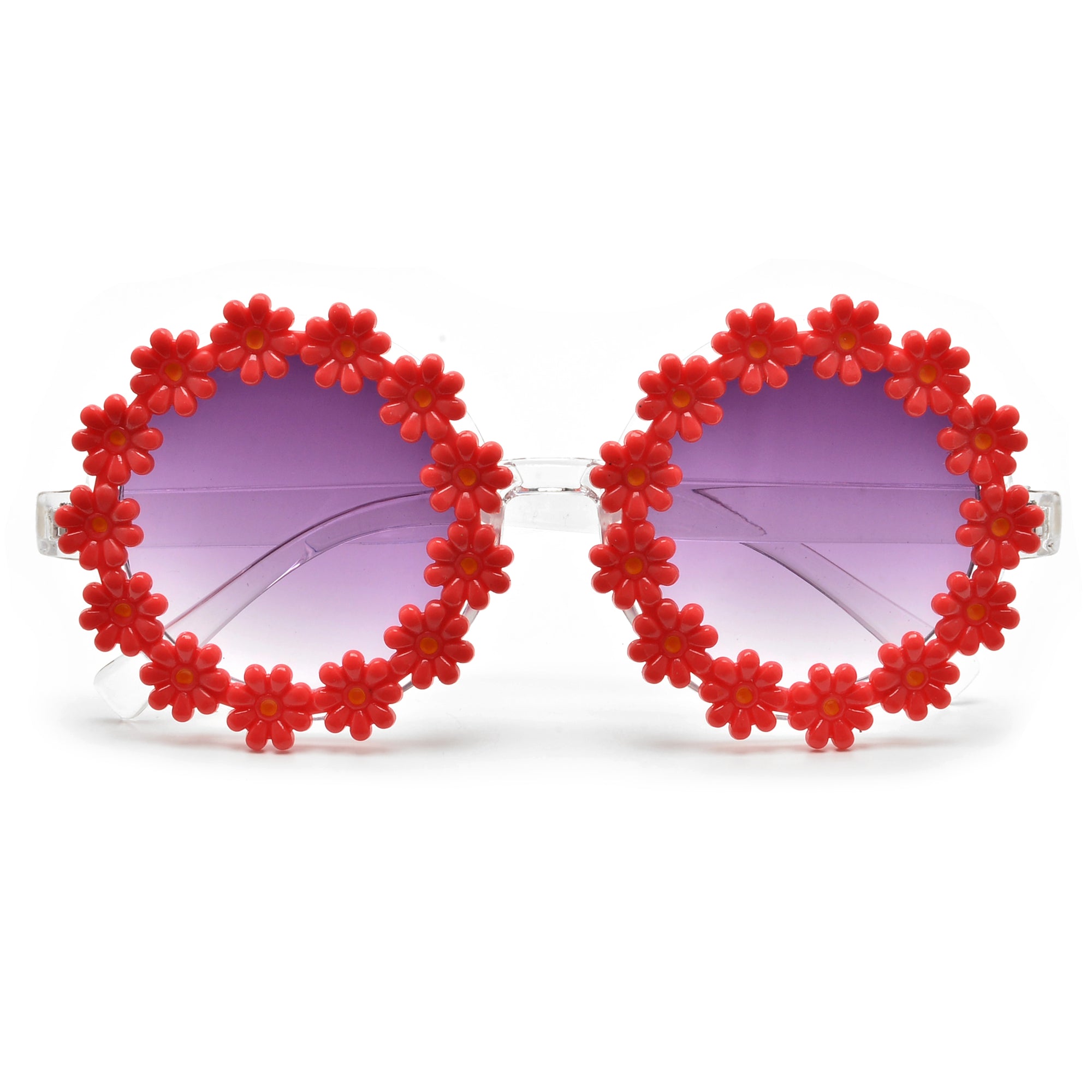 Cute Decorative Floral Round Sunnies