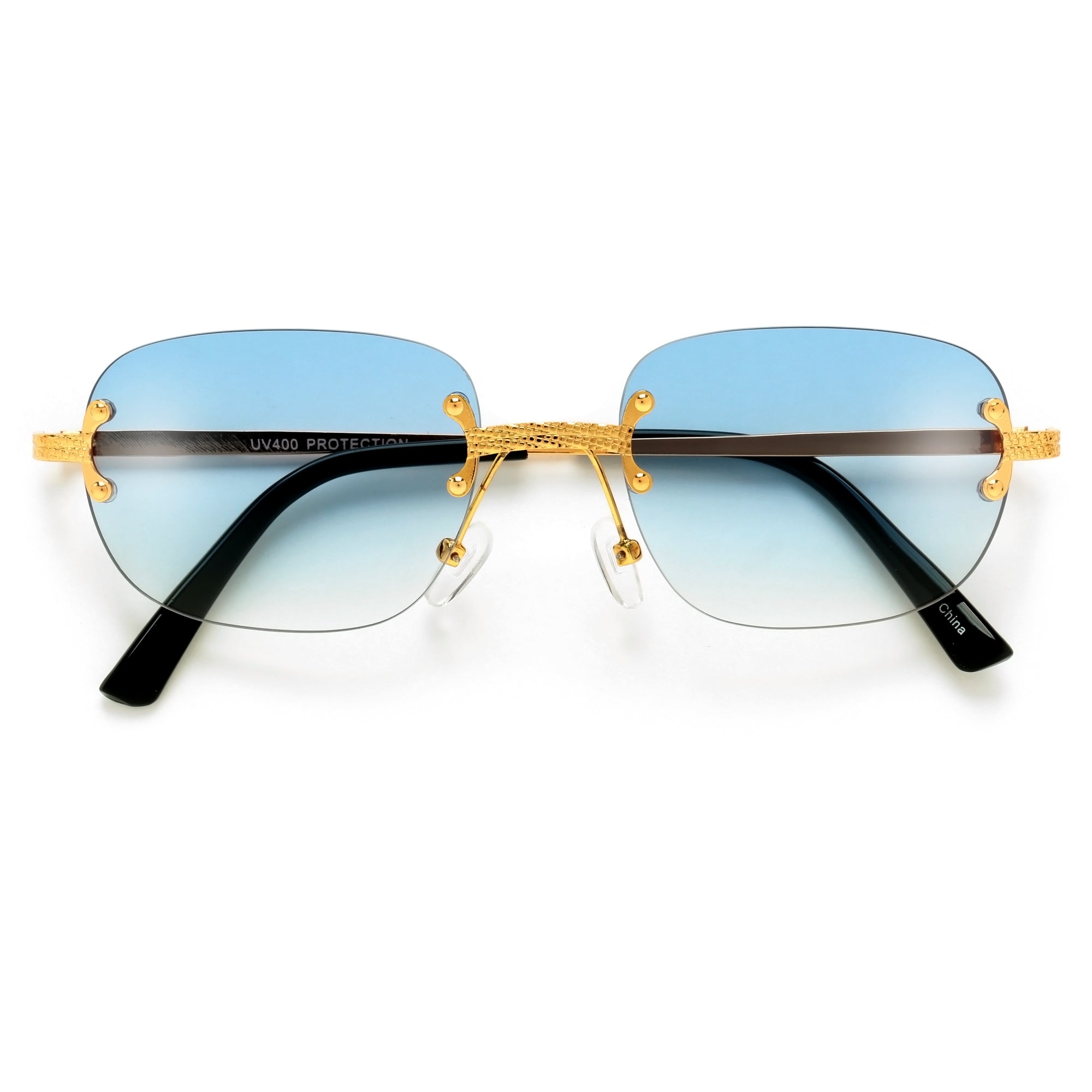 Ultra Chic Light Rimless Round Sunnies