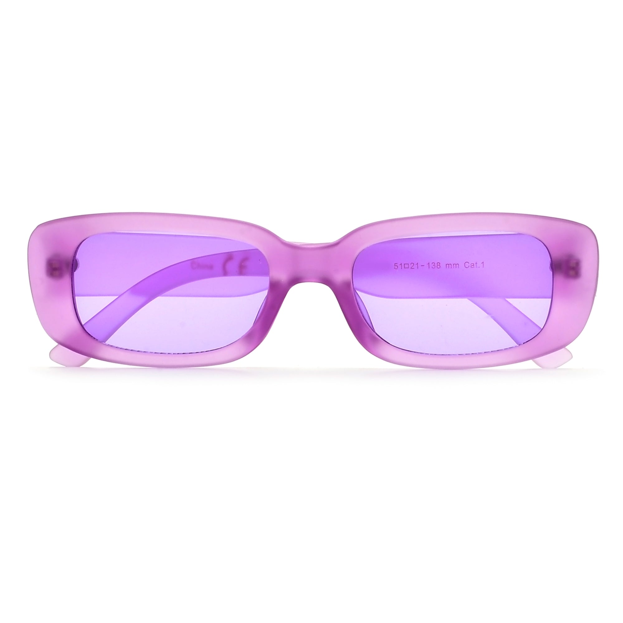 Slim Bright Frost Frame Sunnies