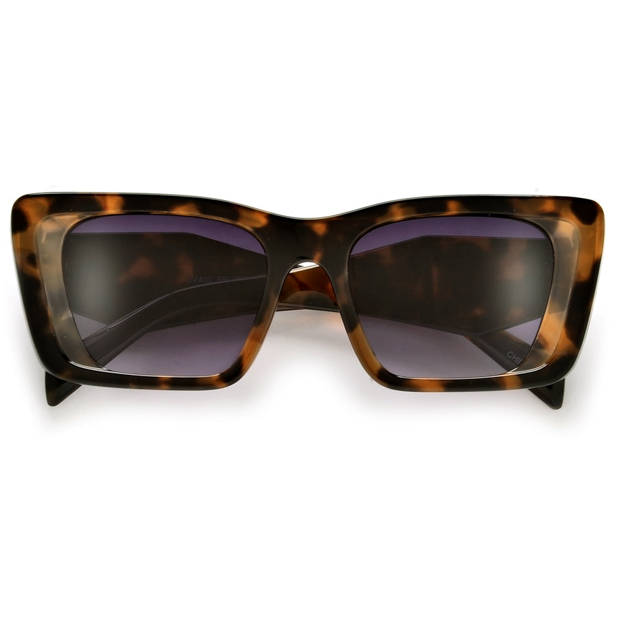 Bold Angular Modernize Standout Sunglasses