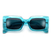 Crystal Neon Bright Square Sunnies