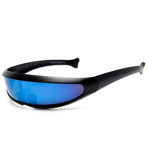 Visor Shield Futuristic Cyclops Costume Party Shades - Sunglass Spot
