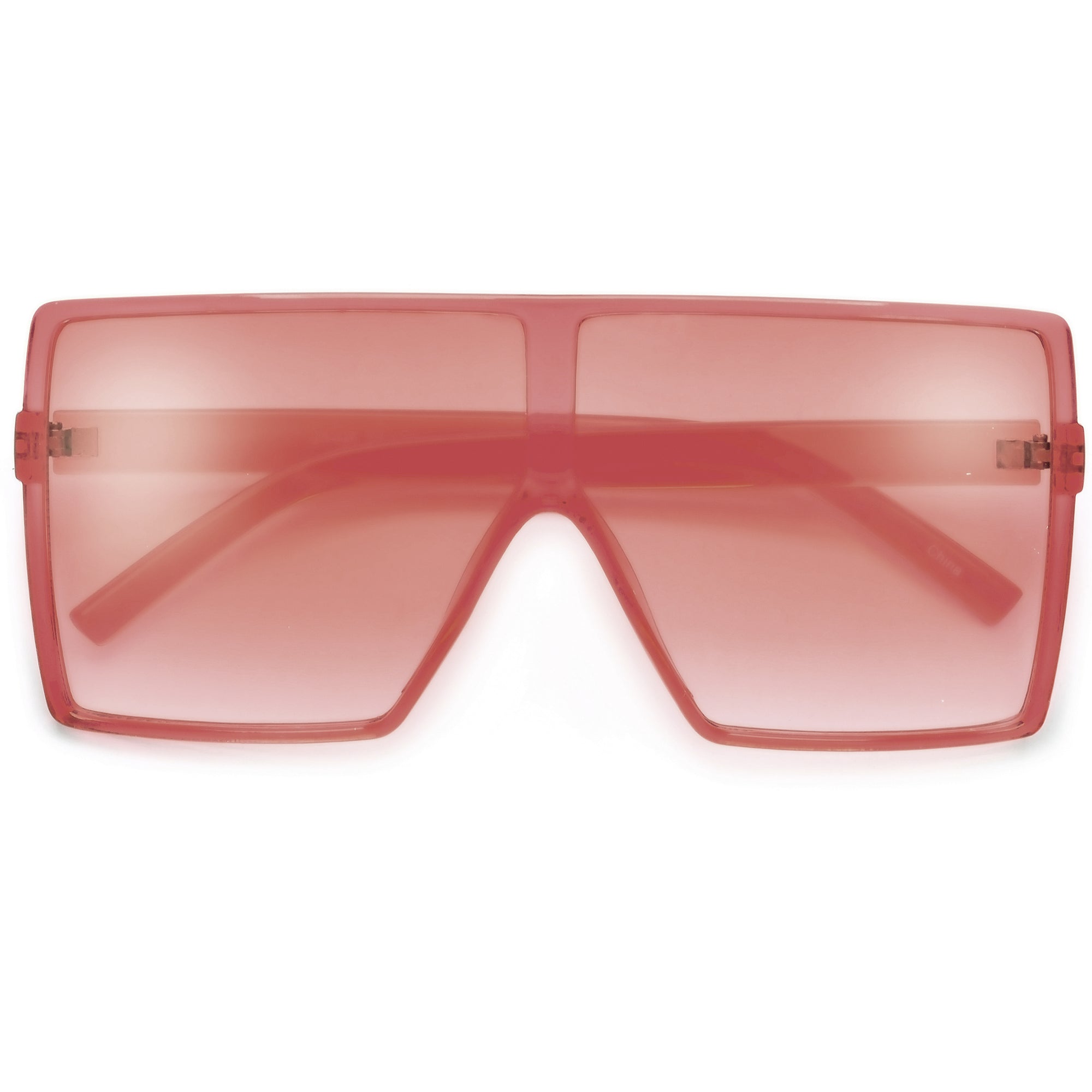 Oversized 71mm Bold Squared Off Visor Inspired Sunglasses - Sunglass Spot
