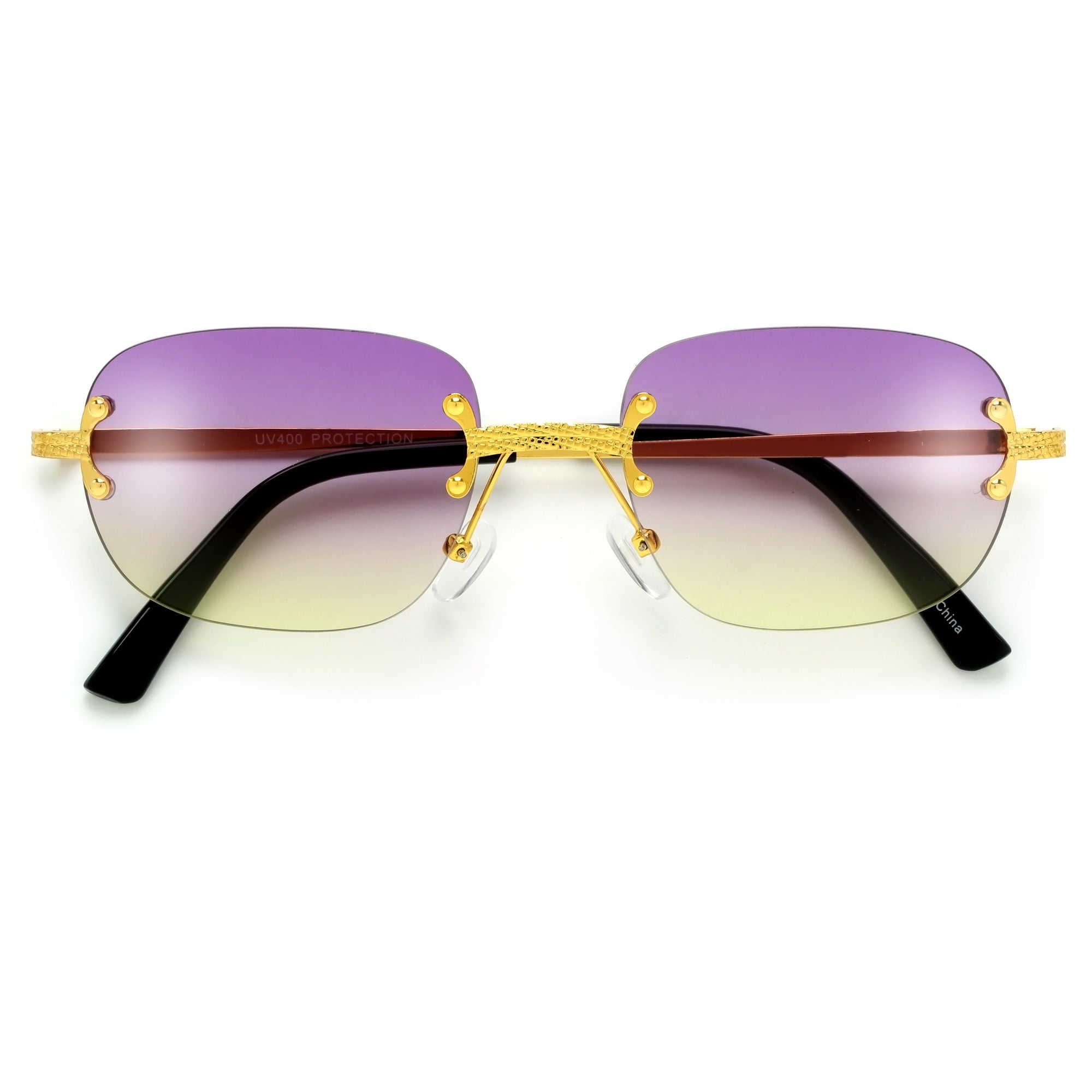 Ultra Chic Light Rimless Round Sunnies