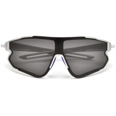 Full Coverage Half Frame Sport Sunglasses