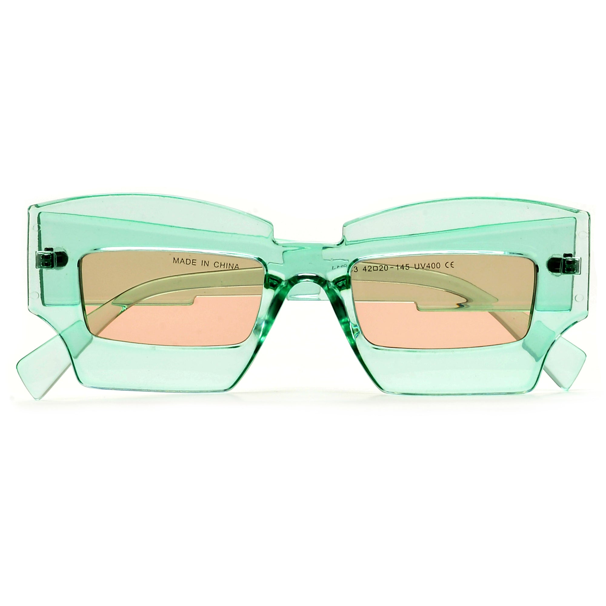 Geometric Stand Out Slim Rectangular Lens Sunnies