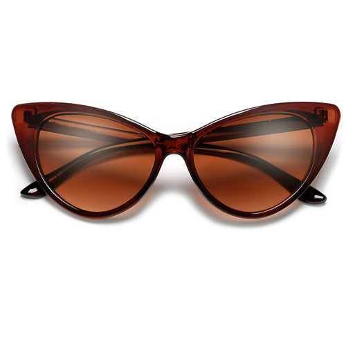 Designer Inspired Super Cat Eye MOD Fashion Sunglasses - Sunglass Spot
