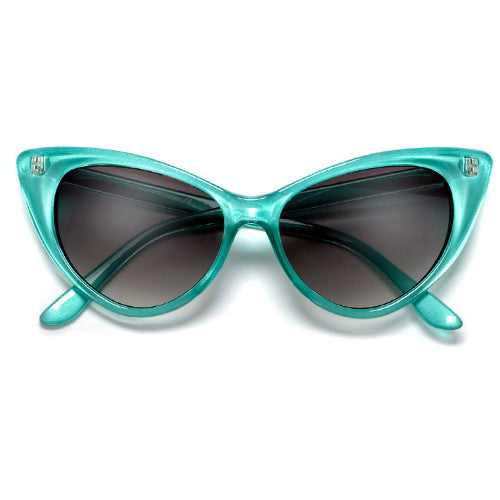 Designer Inspired Super Cat Eye MOD Fashion Sunglasses - Sunglass Spot