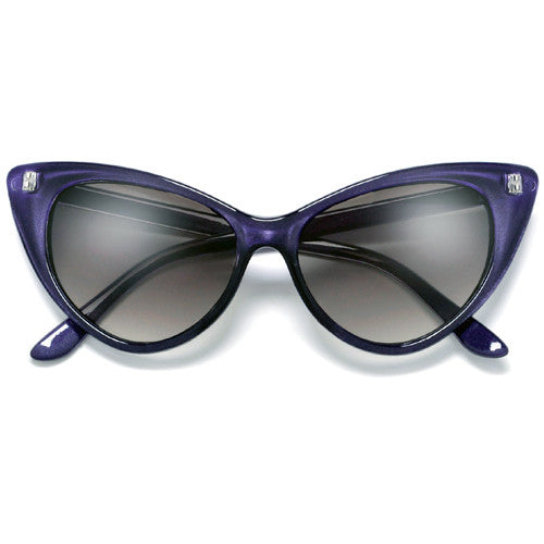 Designer Inspired Super Cat Eye MOD Fashion Sunglasses - Sunglass Spot