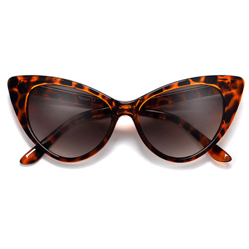Designer Inspired Super Cat Eye MOD Fashion Sunglasses - Sunglass Spot