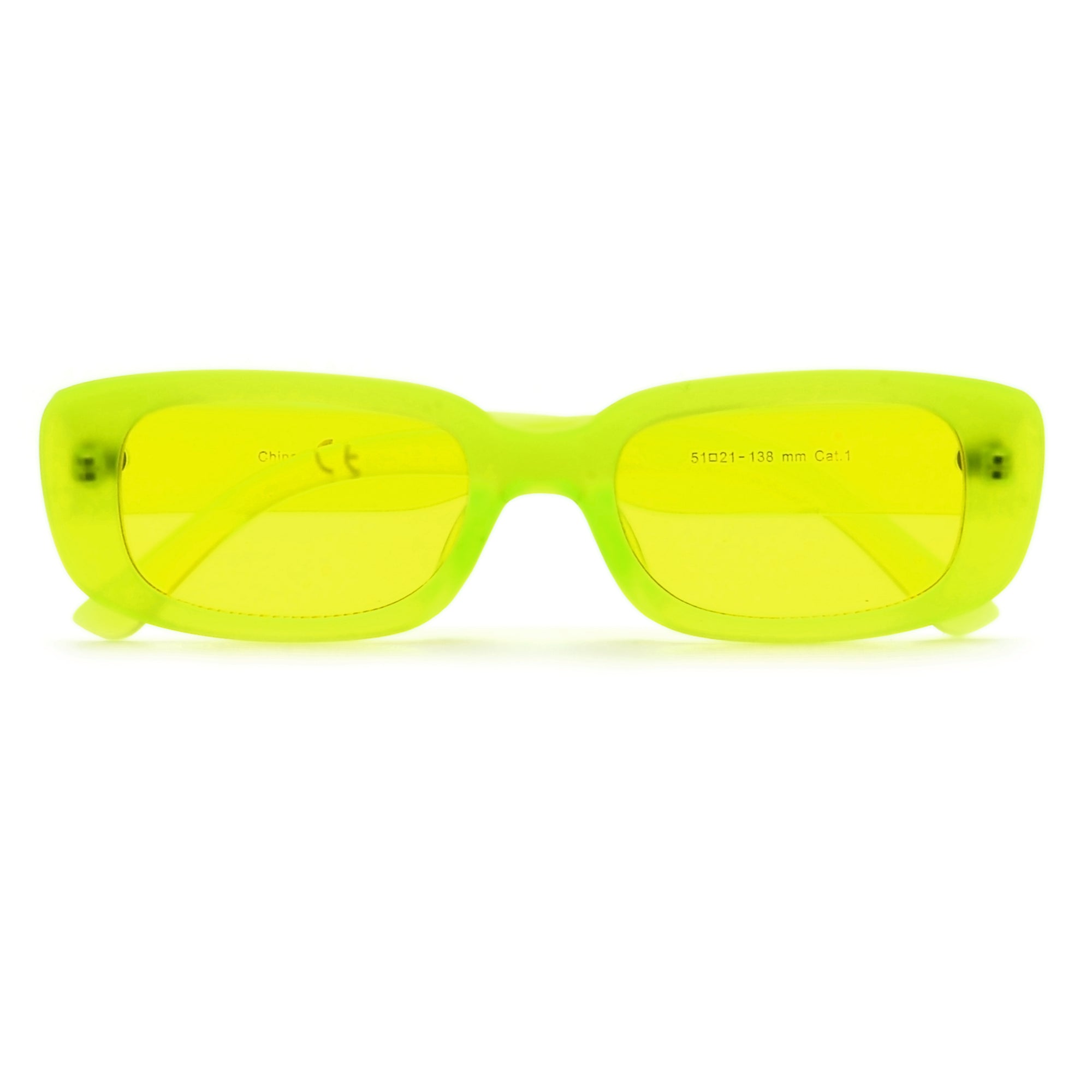 Slim Bright Frost Frame Sunnies