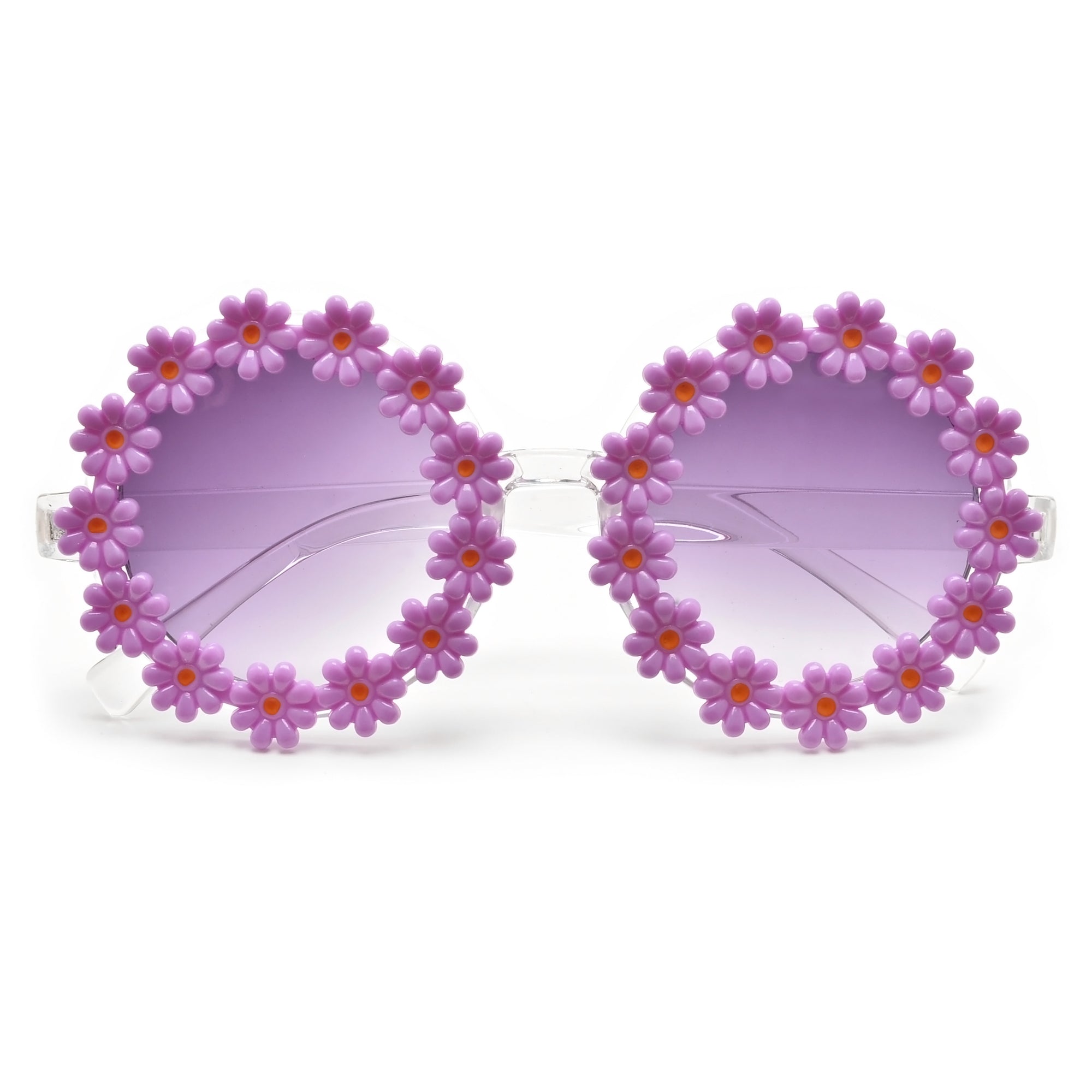 Cute Decorative Floral Round Sunnies