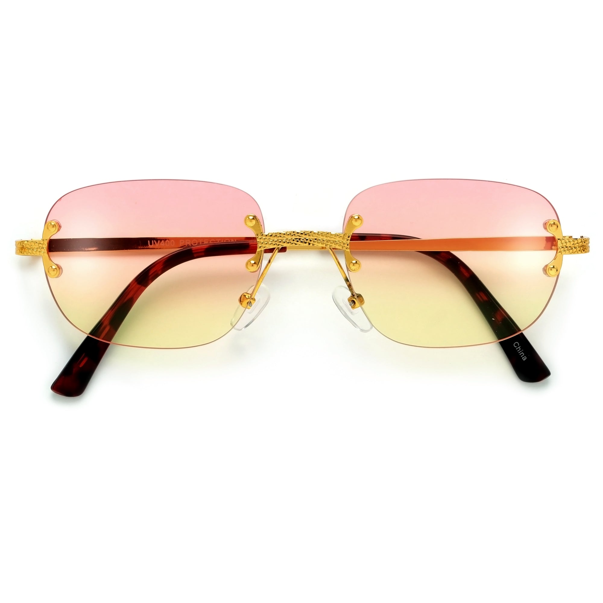 Ultra Chic Light Rimless Round Sunnies