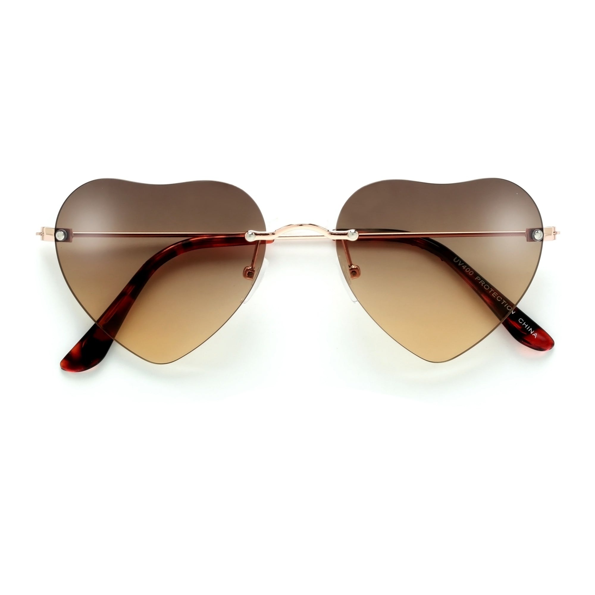 Cute Rimless Heart Sunnies