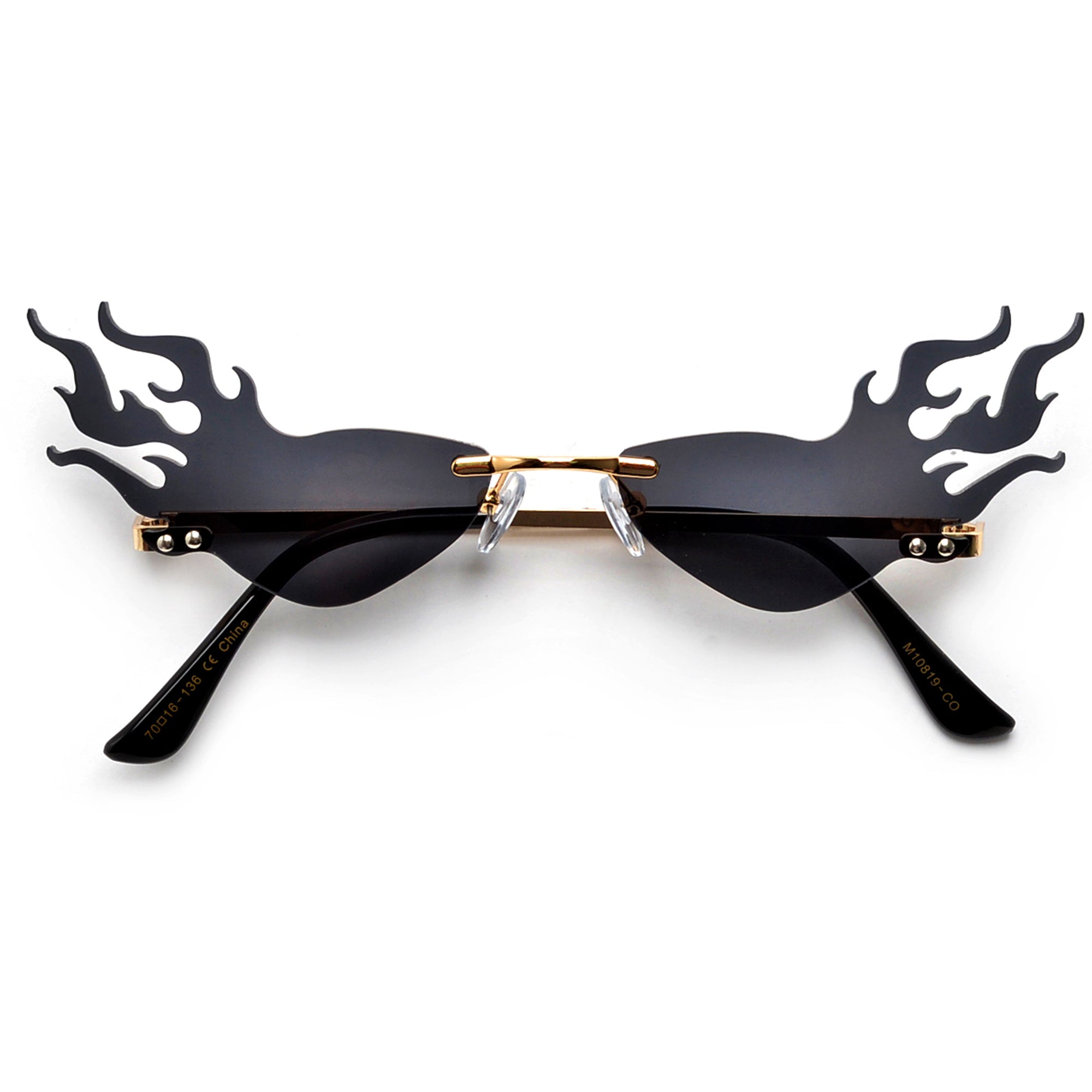 FLAMIN HOT RIMLESS SUNNIES - Sunglass Spot