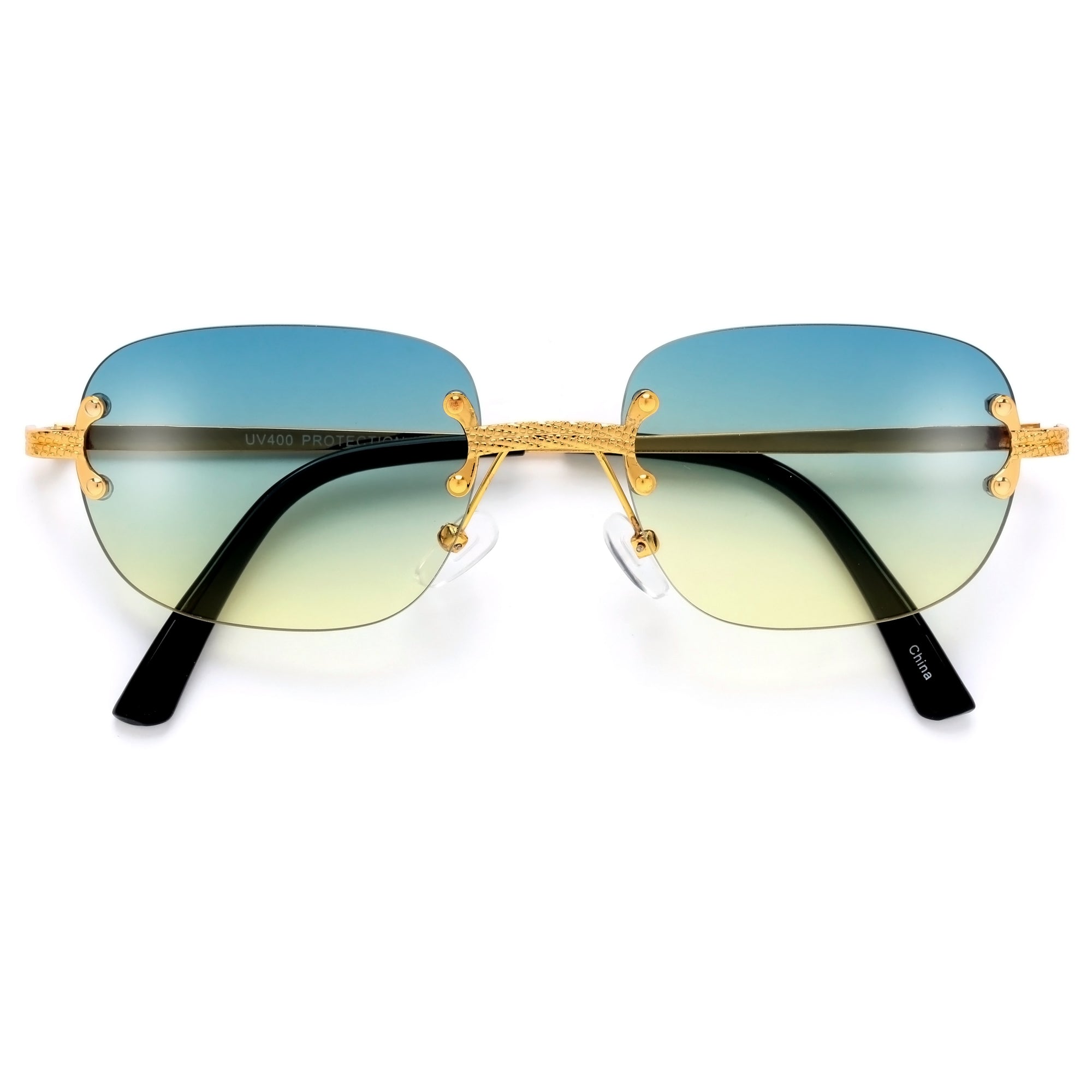 Ultra Chic Light Rimless Round Sunnies