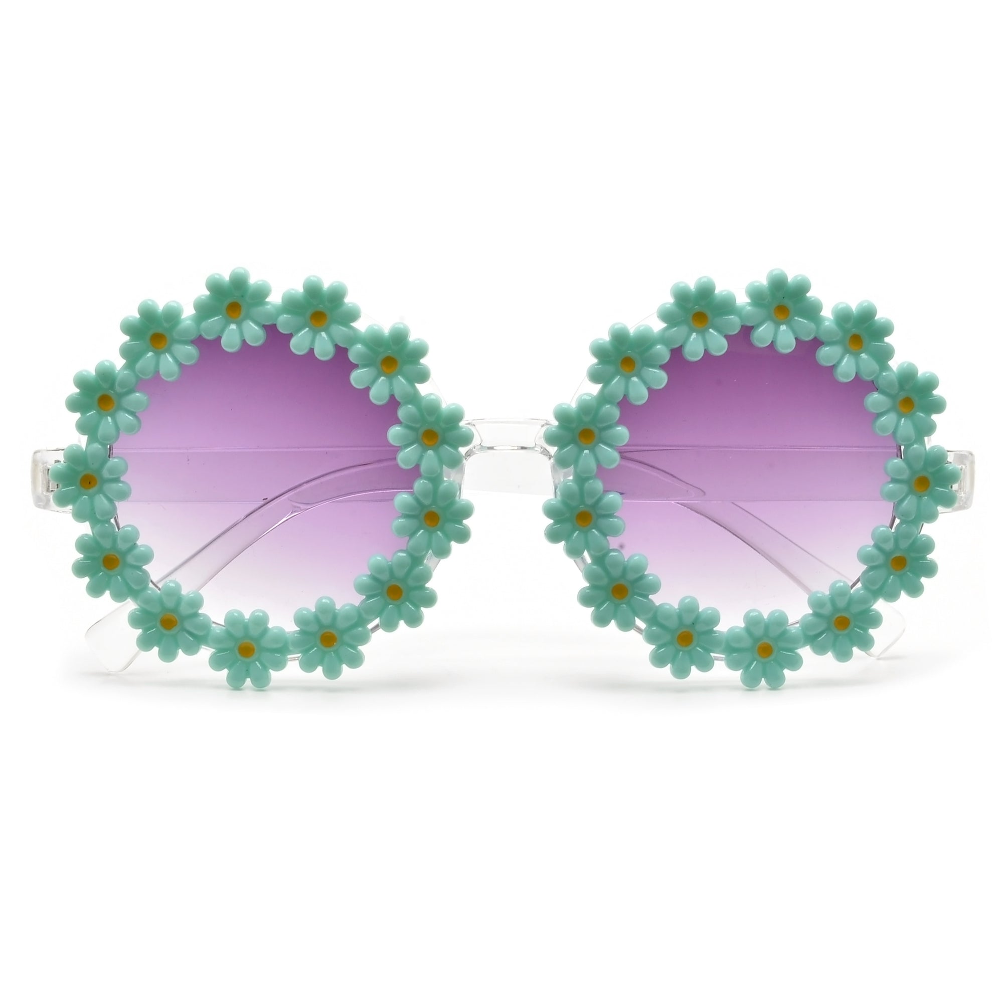 Cute Decorative Floral Round Sunnies