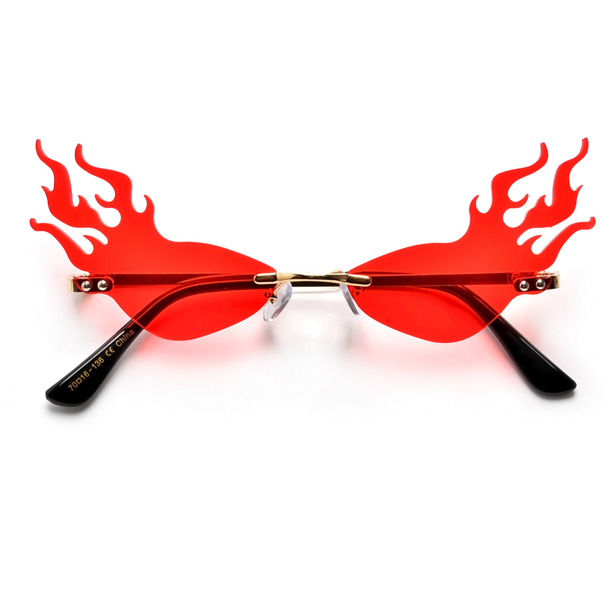FLAMIN HOT RIMLESS SUNNIES - Sunglass Spot