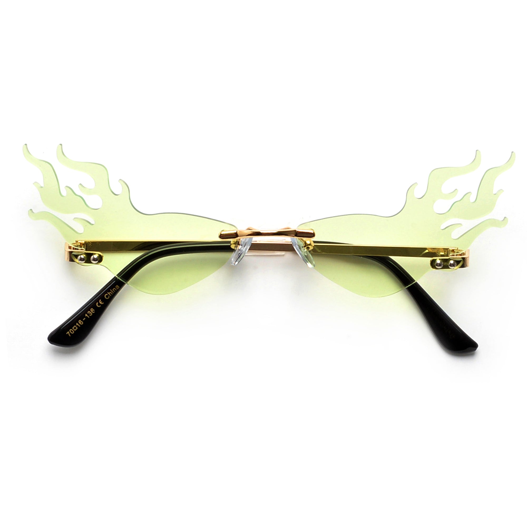 FLAMIN HOT RIMLESS SUNNIES - Sunglass Spot