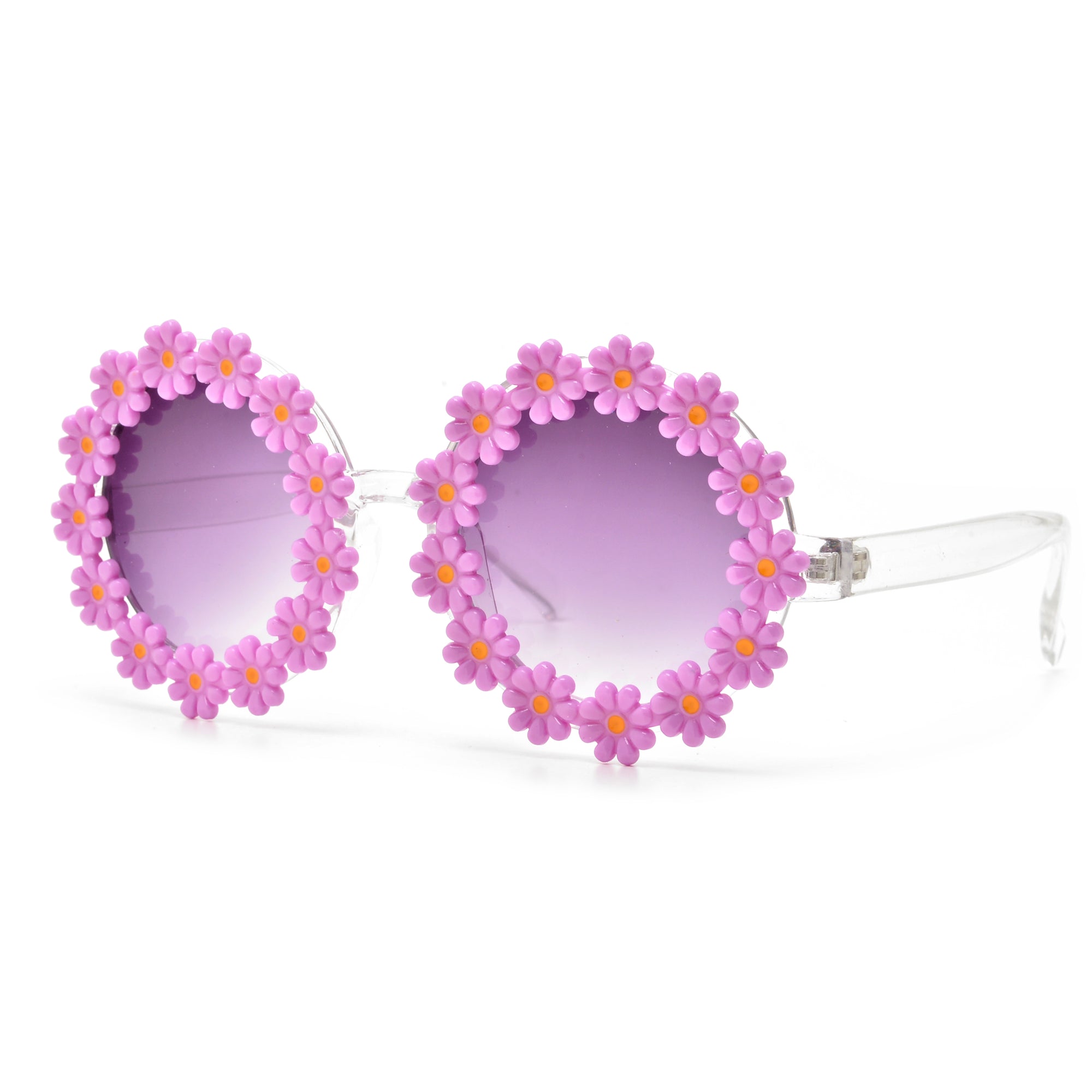Cute Decorative Floral Round Sunnies