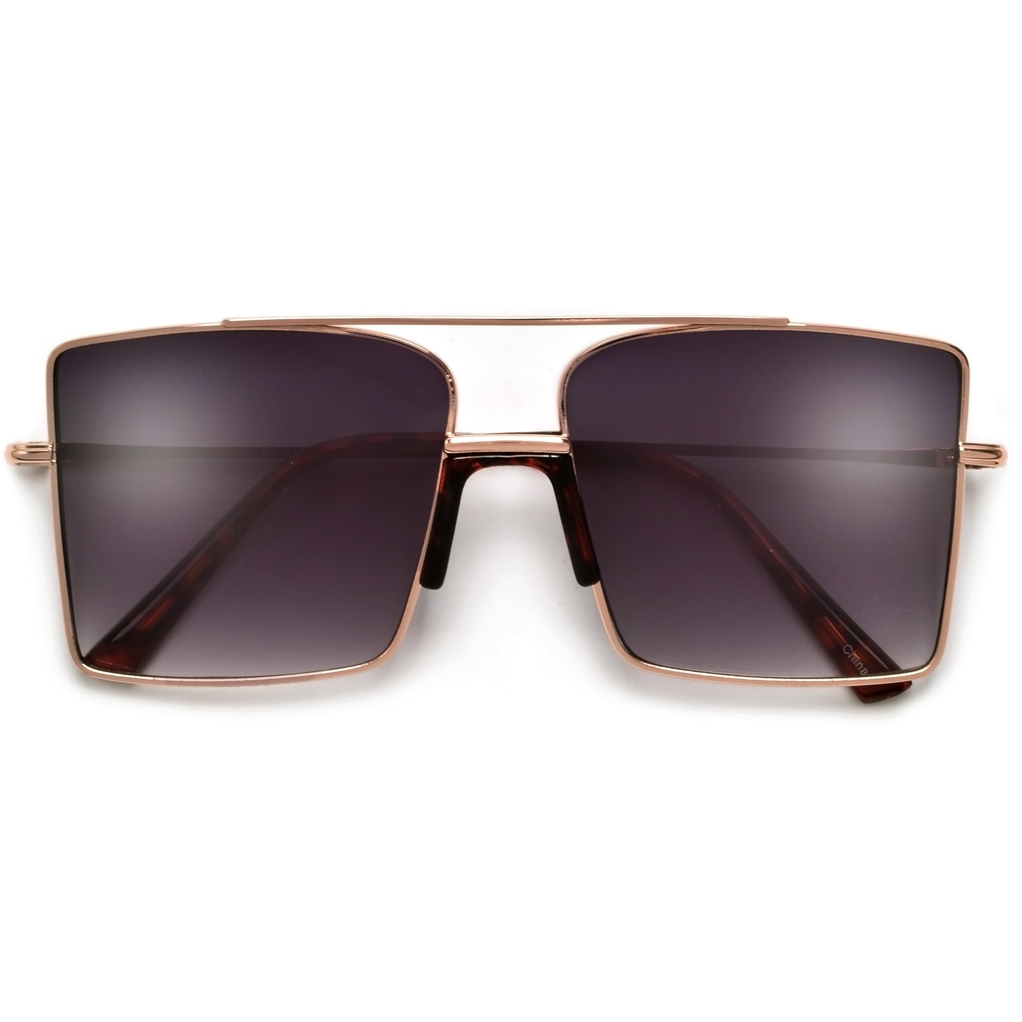 Slim Angular Retro Glam Sunnies - Sunglass Spot