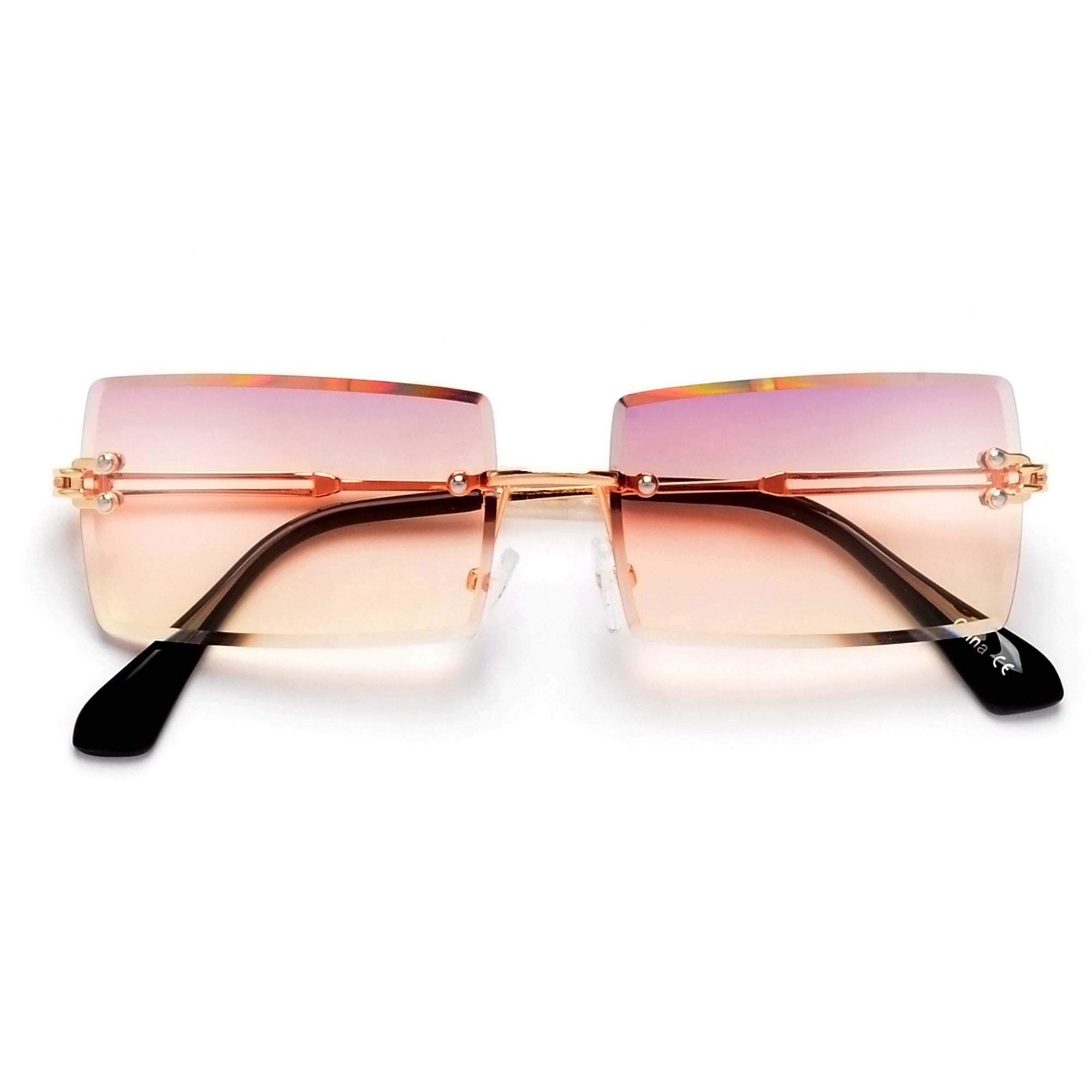 Rimless High Fashion Sunnies - Sunglass Spot
