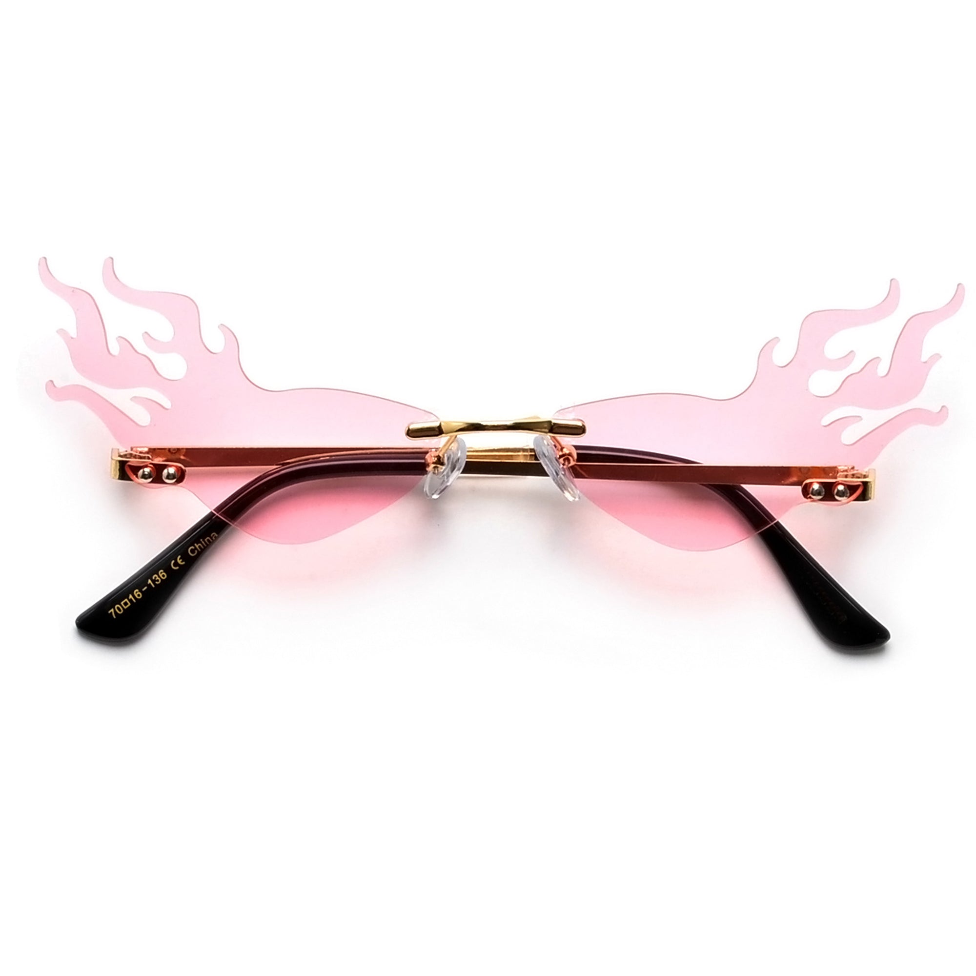 FLAMIN HOT RIMLESS SUNNIES - Sunglass Spot